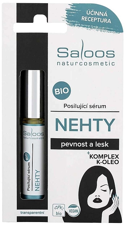 Wzmacniające serum do paznokci - Saloos Bio Nehty Serum — Zdjęcie N1