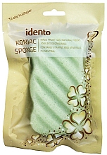 Kup Naturalna gąbka do ciała - Idento Konjac Sponge Body Green Tea