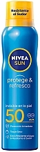 Mgiełka do twarzy z filtrem przeciwsłonecznym - NIVEA SUN Protects & Refreshes Mist Spf50 — Zdjęcie N1