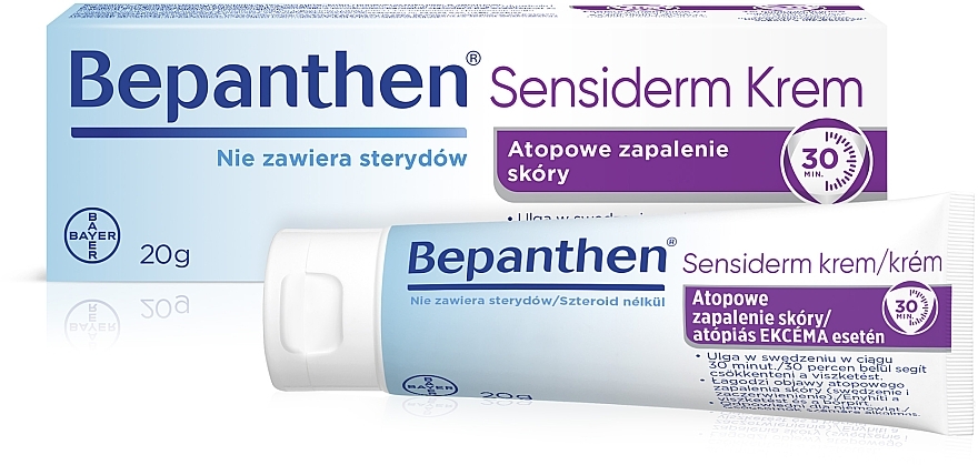 Krem do skóry podrażnionej - Bepanthen Sensiderm Cream — Zdjęcie N3