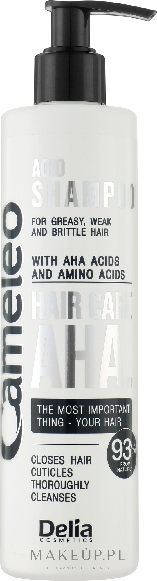 Szampon do włosów słabych i łamliwych - Delia Cameleo Hair Care AHA — Zdjęcie 250 ml