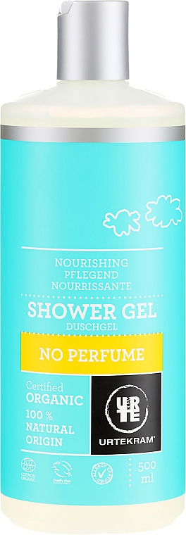 Organiczny bezzapachowy żel odżywczy pod prysznic - Urtekram No Perfume Shower Gel Organic — фото N1