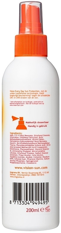 Spray przeciwsłoneczny - Vision Every Day Sun Protection Spay SPF50 — Zdjęcie N2