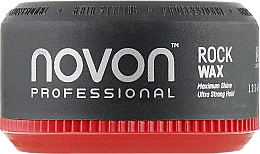 Ultra mocna pomada do włosów - Novon Professional Rock Wax Ultra Strong Hold — Zdjęcie N3