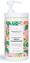Kremowa odżywka do włosów z wodą różaną i miodem - Flora & Curl Hydrate Me Rose Water & Honey Cream Conditioner — Zdjęcie N2