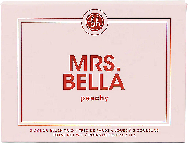 Paleta róży - BH Cosmetics Mrs. Bella Blush Palette — Zdjęcie N2