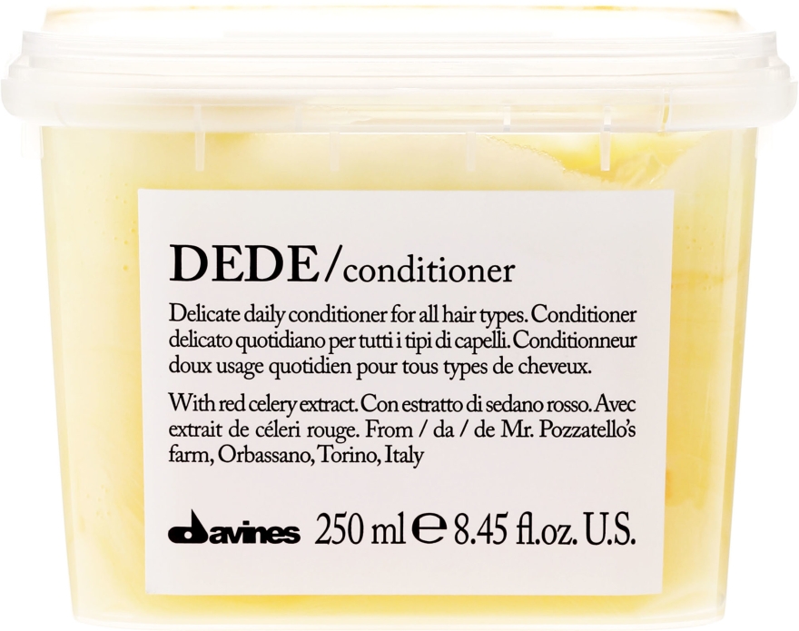 Delikatna odżywka do wszystkich rodzajów włosów do codziennego stosowania - Davines Essential Haircare Dede Delicate Air Conditioning — Zdjęcie N3