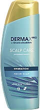 Nawilżający szampon przeciwłupieżowy do suchej skóry głowy - Head & Shoulders Derma X Pro Scalp Care Hydration Anti-Dandruff Shampoo — Zdjęcie N1