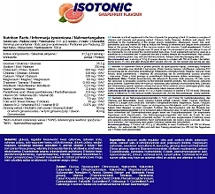 Suplement diety Izotonik. Grejpfrut - Allnutrition Isotonic Grapefruit — Zdjęcie N2