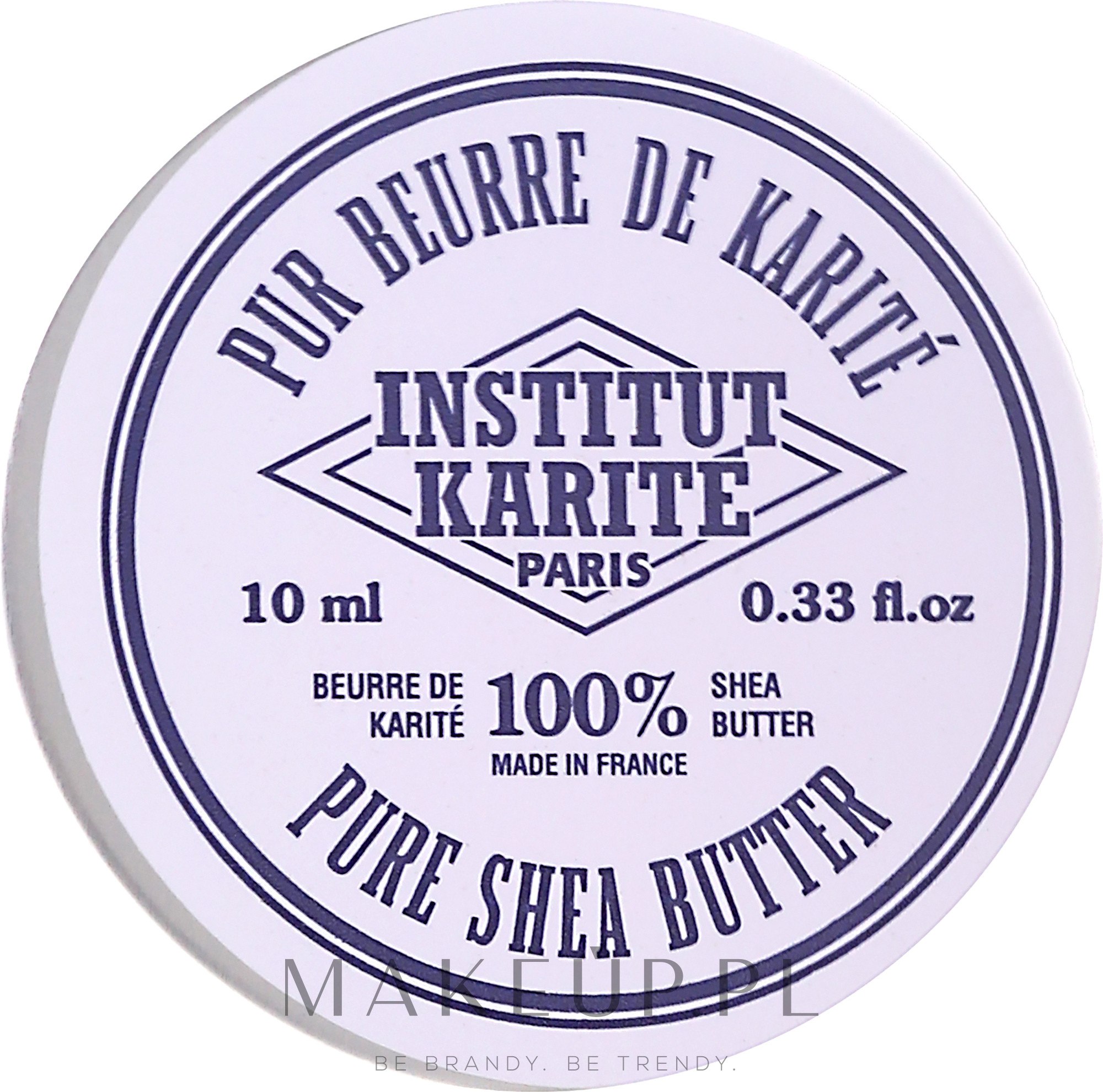 Bezzapachowe czyste masło shea 100% - Institut Karité Pure Shea Butter — Zdjęcie 10 ml