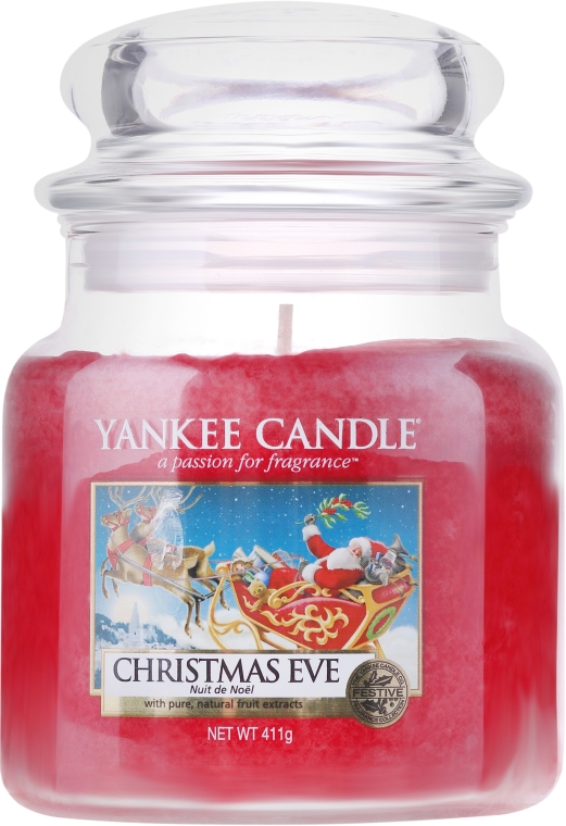 Świeca zapachowa w słoiku - Yankee Candle Christmas Eve — Zdjęcie N1