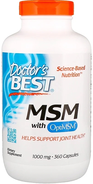 PRZECENA! Suplement diety MSM z OptiMSM w kapsułkach, 1000 mg - Doctor's Best * — Zdjęcie N2