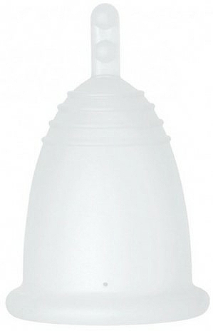 Kubeczek menstruacyjny, rozmiar XL, przezroczysty - MeLuna Classic Menstrual Cup Stem — Zdjęcie N1