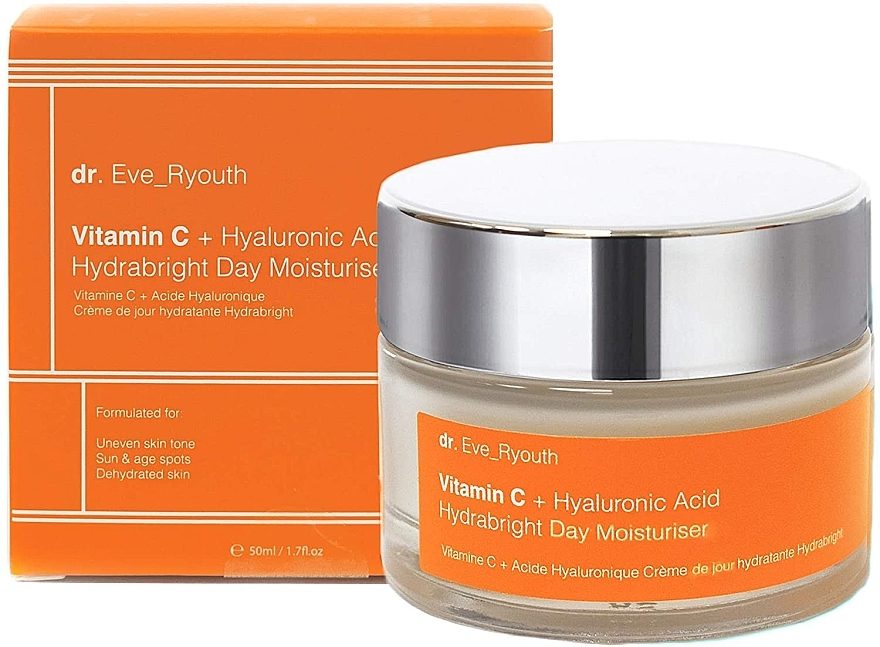 Nawilżający krem do twarzy na dzień - Dr. Eve_Ryouth Vitamin C + Hyaluronic Acid Hydrabright Day Moisturiser — Zdjęcie N1