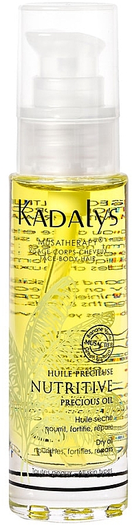Odżywczy olejek do twarzy, ciała i włosów - Kadalys Huile Précieuse Nutritive Precious Green Banana Oil — Zdjęcie N2