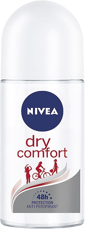 Antyperspirant w kulce - NIVEA Deodorant Dry Comfort Plus 48H Roll-On — Zdjęcie N1