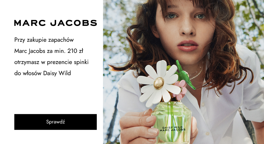 Przy zakupie zapachów Marc Jacobs za min. 210 zł otrzymasz w prezencie spinki do włosów Daisy Wild.