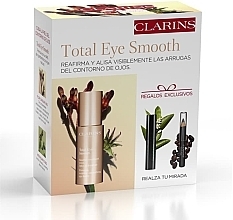 Kup Zestaw - Clarins Total Eye Smooth Set (eye/balm/15ml + lash/masc/3ml + crayon/0.5g)