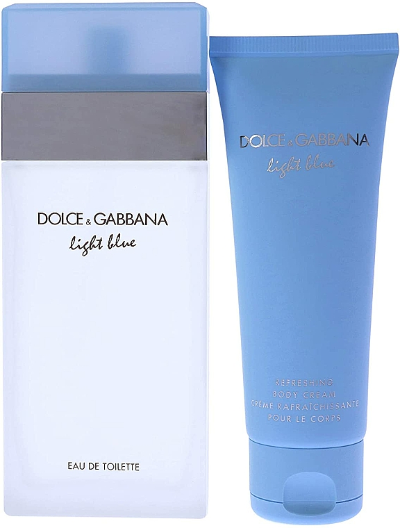 Dolce & Gabbana Light Blue - Zestaw (edt/100ml + b/cr/75ml) — Zdjęcie N2