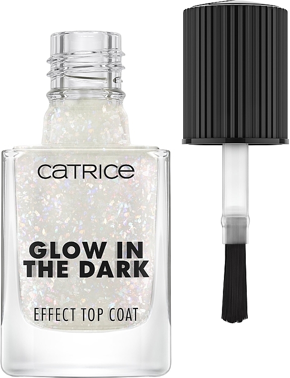 Top coat do paznokci świecący w ciemności - Catrice Glow In The Dark Effect Top Coat — Zdjęcie N1