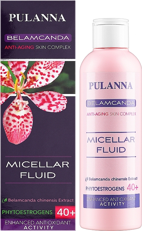 PRZECENA! Płyn micelarny do demakijażu - Pulanna Belamcanda Micellar Fluid Anti-Aging Skin Complex * — Zdjęcie N2