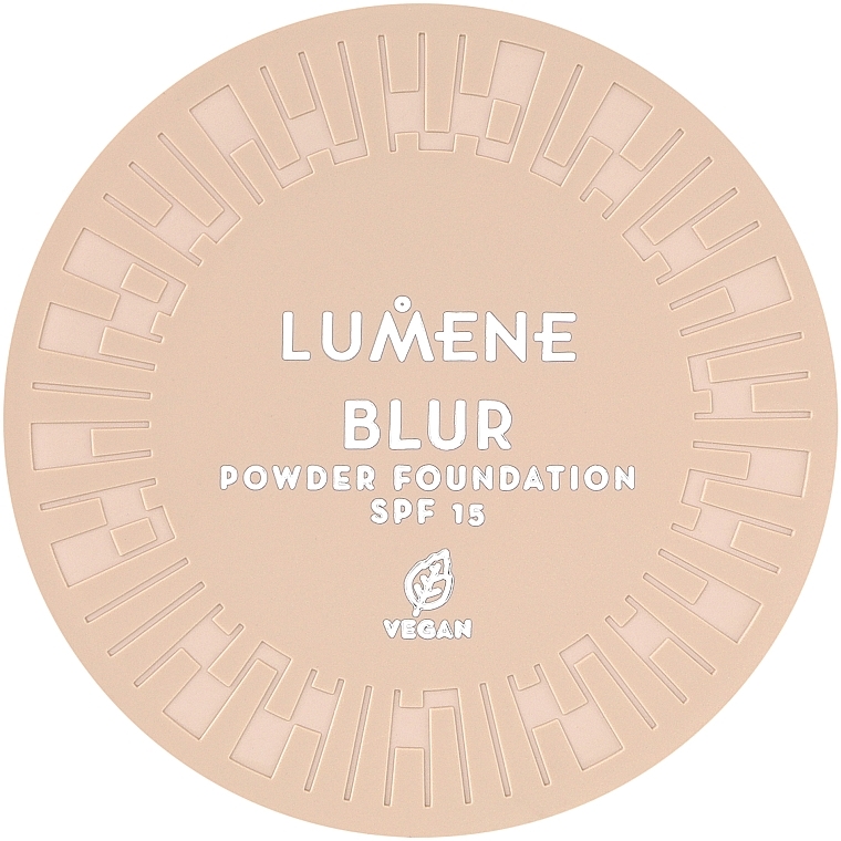 Podkład w kremie do twarzy - Lumene Blur Longwear Powder Foundation SPF 15 — Zdjęcie N2