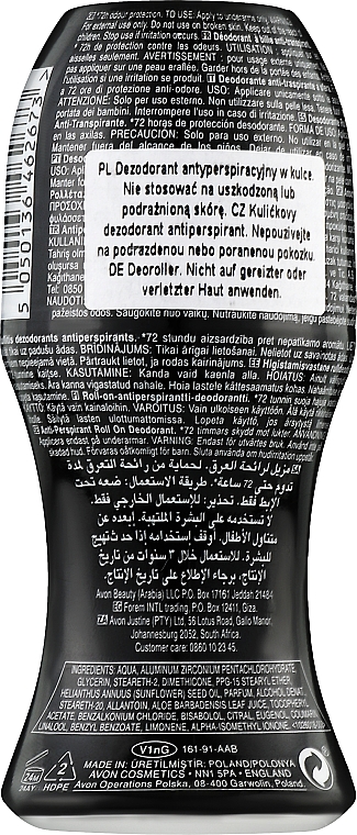 Antyperspirant dla mężczyzn - Avon On Duty Men Max Protection Deodorant Rol On 72H — Zdjęcie N2