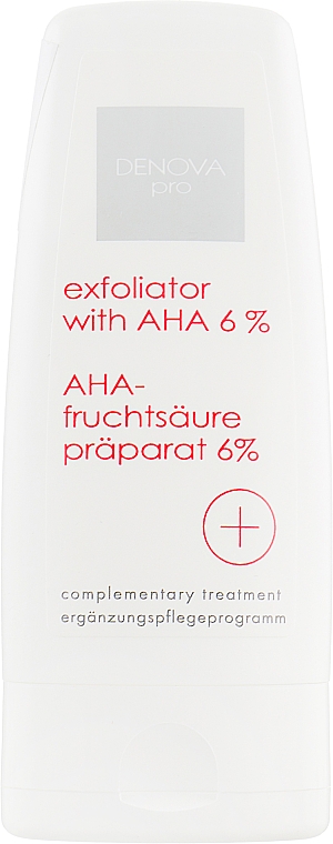 Peeling z kwasem AHA 6% - Denova Pro Exfoliator With AHA 6% — Zdjęcie N1