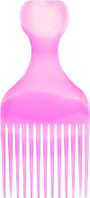Grzebień do włosów Afro, 60403, różowy - Top Choice — Zdjęcie N1