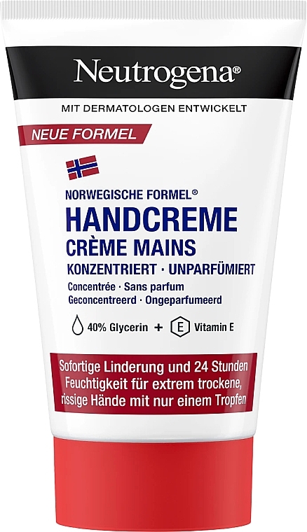 Skoncentrowany bezzapachowy krem do rąk Formuła Norweska - Neutrogena Norwegian Formula Concentrated Hand Cream — Zdjęcie N1