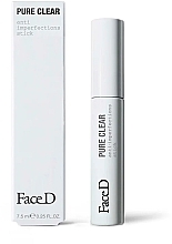 Sztyft do twarzy przeciw niedoskonałościom - FaceD Pure Clear Anti-Imperfections Stick — Zdjęcie N2