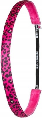 Opaska do włosów Leopard Pink - Ivybands — Zdjęcie N1