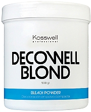Rozjaśniający puder do włosów - Kosswell Professional Decowell Blond — Zdjęcie N3