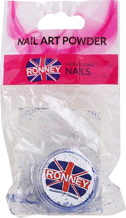 PRZECENA! Pyłek do paznokci - Ronney Professional Nail Art Powder Glitter * — Zdjęcie N2