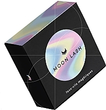 Kup Zestaw - Moon Lash Magnetic Eyelashes 003 Seductive Saturn (eyelashes/1pcs + clip)