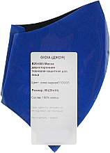 Kup Maska na twarz z dwustronnej tkaniny, niebiesko-czarna, rozmiar M - Gioia