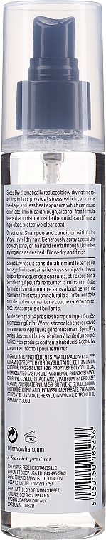 Spray przyśpieszający suszenie włosów - Color WOW Speed Dry Blow-Dry Spray — Zdjęcie N2
