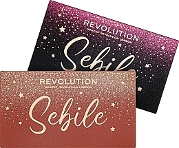 Paletka cieni do powiek - Makeup Revolution Sebile Eyeshadow Palette — Zdjęcie N3