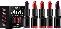 Zestaw 5 szminek do ust - Revolution Pro 5 Lipstick Collection Noir — Zdjęcie N1