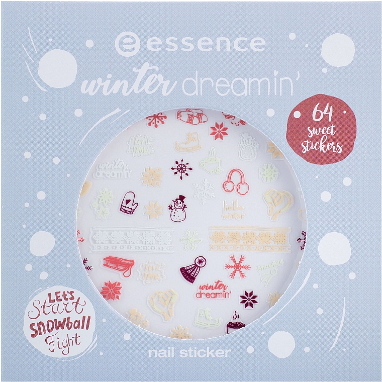 Naklejki na paznokcie - Essence Winter Dreamin Nail Sticker