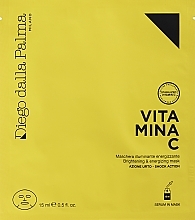 Rozjaśniająco-energizująca maska w płachcie z witaminą C do twarzy - Diego Dalla Palma Vitamina C Super Heroes Mask — Zdjęcie N1