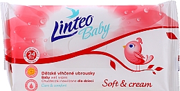 Kup Chusteczki nawilżane dla dzieci, 24 szt. - Linteo Baby Soft & Cream