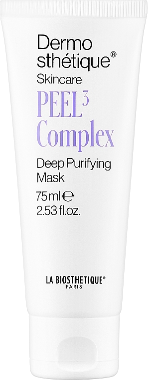Głęboko oczyszczająca maseczka do twarzy - La Biosthetique Dermosthetique Peel3 Complex Deep Purifying Mask — Zdjęcie N1