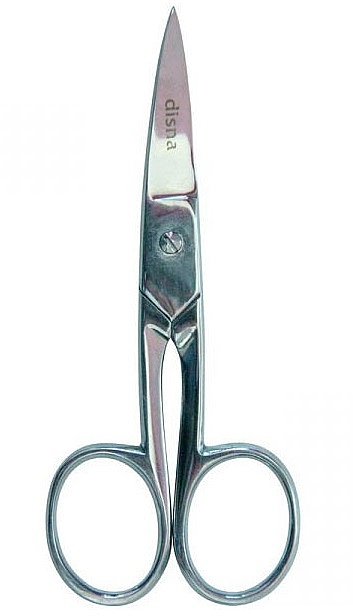 Zakrzywione nożyczki do manicure, 10,5 cm - Disna Pharm — Zdjęcie N1