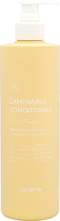 Odżywka do włosów - La Ferme Laminaria Conditioner Pear & Freesia — Zdjęcie N1