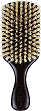 Kup Szczotka do włosów, 17 cm, białe włosie - Acca Kappa Ebony Wood Club Style Hairbrush White Natural Bristles