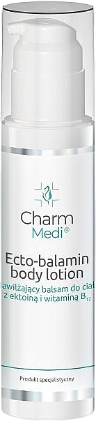Nawilżający balsam do ciała z ektoiną i witaminą B12 - Charmine Rose Charm Medi Ecto-Balamin Body Lotion — Zdjęcie N1