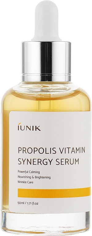 PRZECENA! Witaminowe serum synergiczne do twarzy z propolisem - iUNIK Propolis Vitamin Synergy Serum  * — Zdjęcie N2