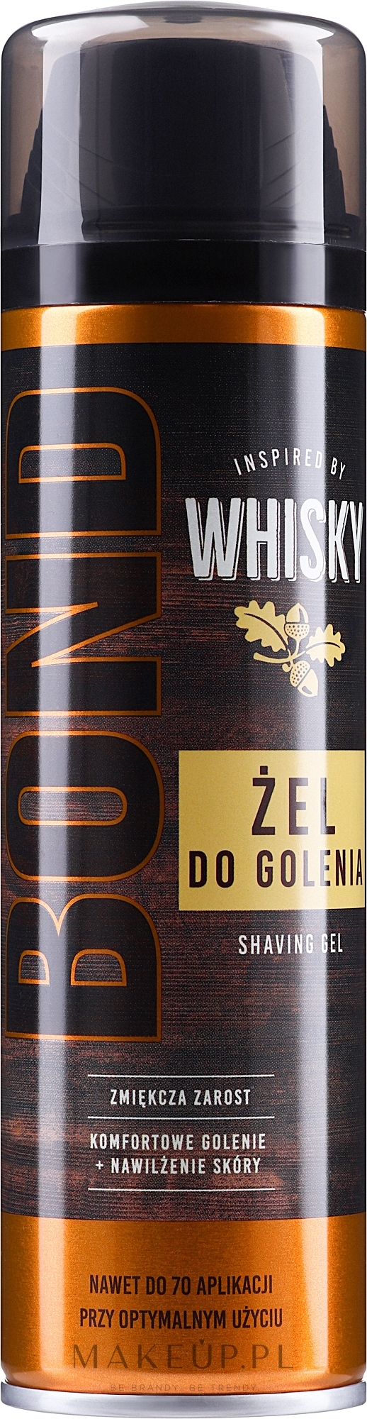 Żel do golenia - Bond Elegancki Zapach Tytoń Whisky Cedr  — Zdjęcie 200 ml