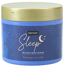 Scrub solny do ciała z masłem shea i lawendą - Sence Sleep Sea Salt Body Scrub — Zdjęcie N1